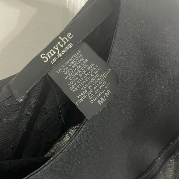 Smythe Black Lace Top - Picture 2 of 3